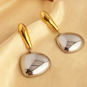 Gold/Silver Pendant Earrings