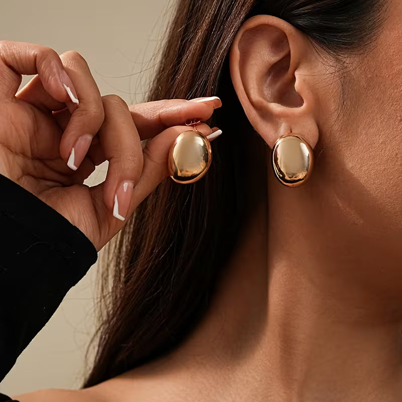 Chrome Sphere Earrings