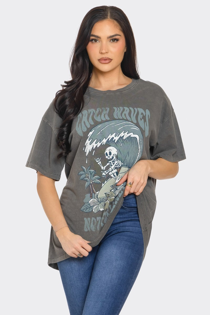 Catching Waves Oversized T-Shirt