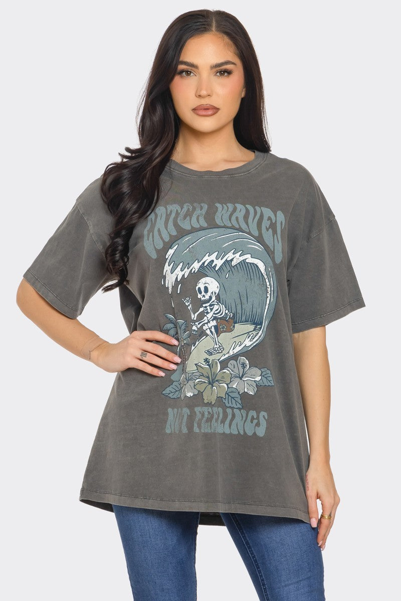 Catching Waves Oversized T-Shirt