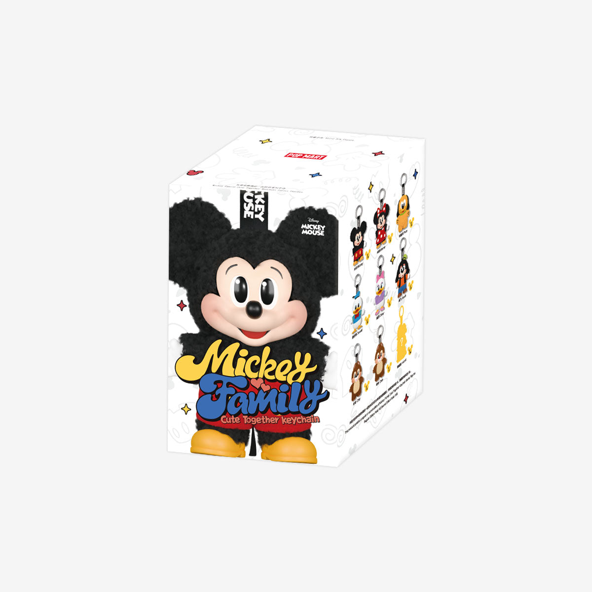 Mickey Family Plush Keychain