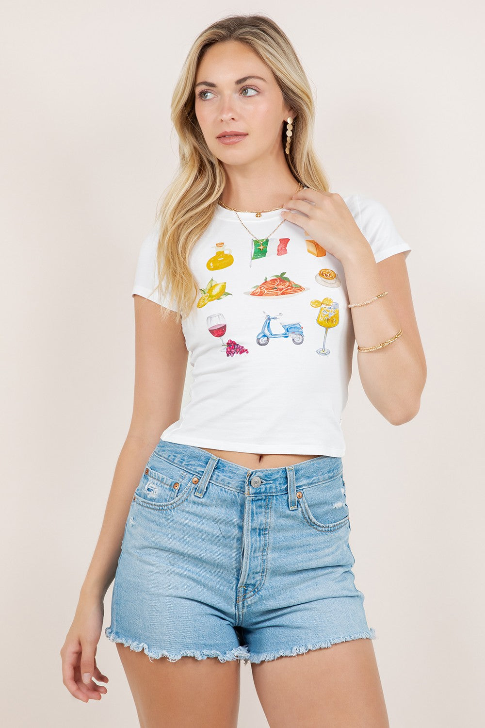 Italian Crop Tee