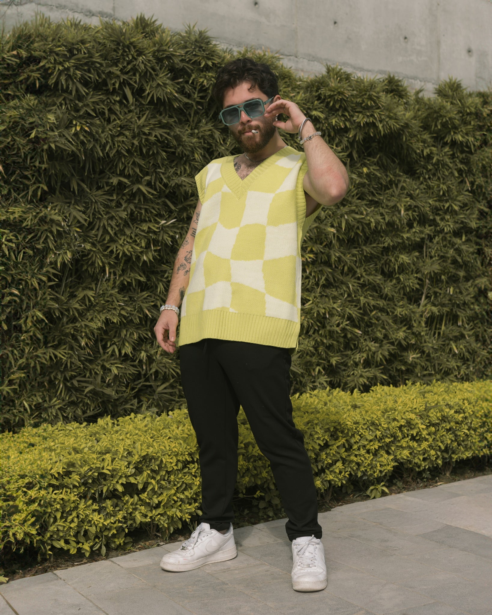 Checkered Vest