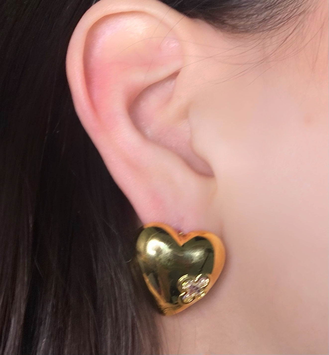 Aretes corazón