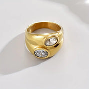 Double Diamond Ring