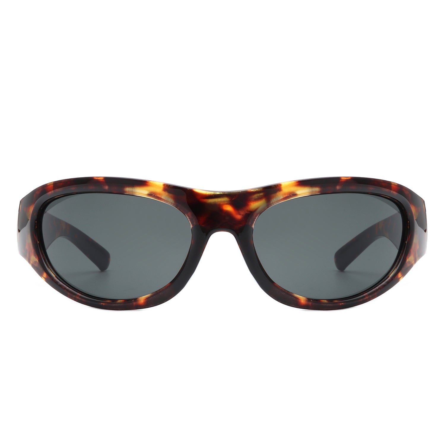 Oval Wrap Sunglasses