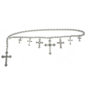 Cross Charm Chain Belt