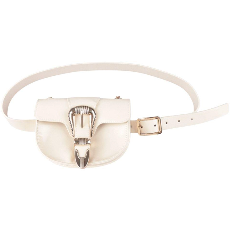 Faux Leather Mini Pouch Belt
