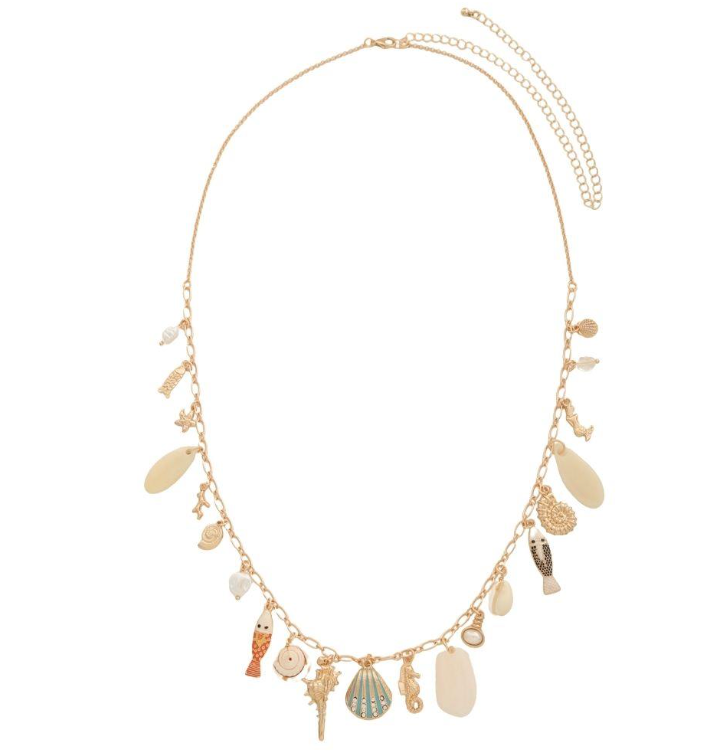 Sea Life Multi Charm Chain Belt