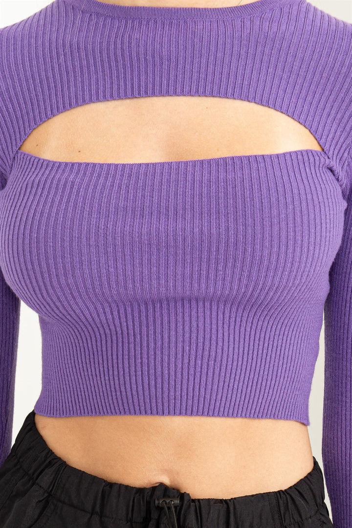 Ribbed Cut-Out