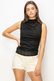 Textured Lace Top