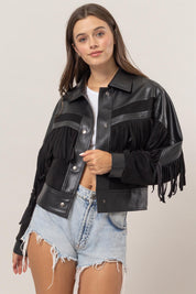 Fringe Black Jacket