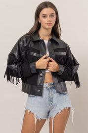 Fringe Black Jacket