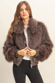 Brown Faux Fur