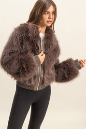Brown Faux Fur