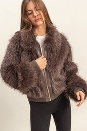 Brown Faux Fur