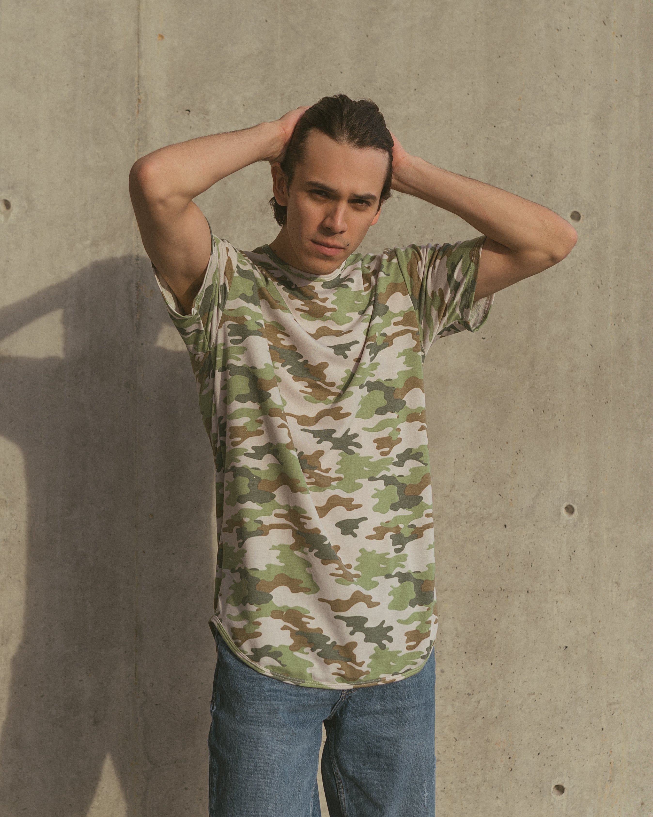 Camo Scallop Tee