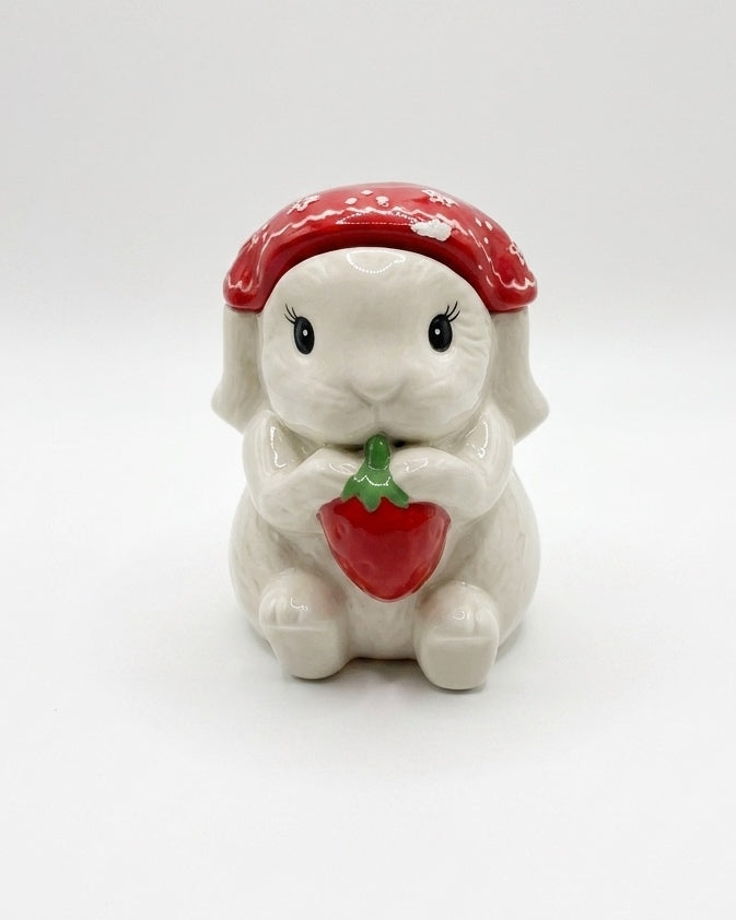 Strawberry Bunny Candle