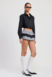 Belle Mini Ruffle Skort
