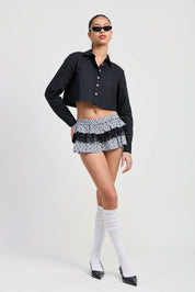 Belle Mini Ruffle Skort