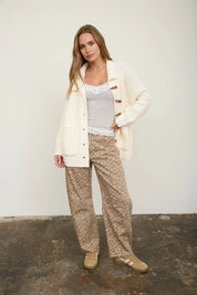 Leopard Print Jeans