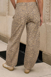 Leopard Print Jeans