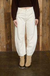 High waist cropped pants