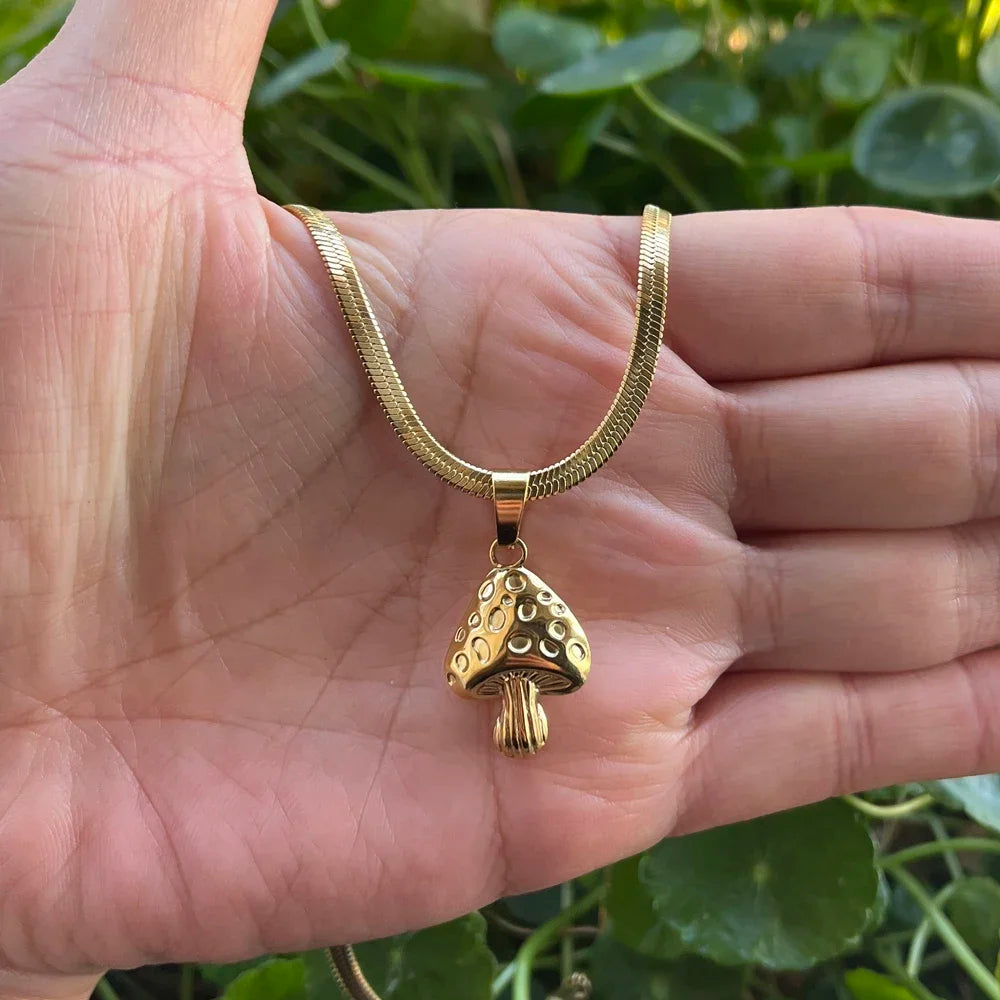 Mushroom Necklace