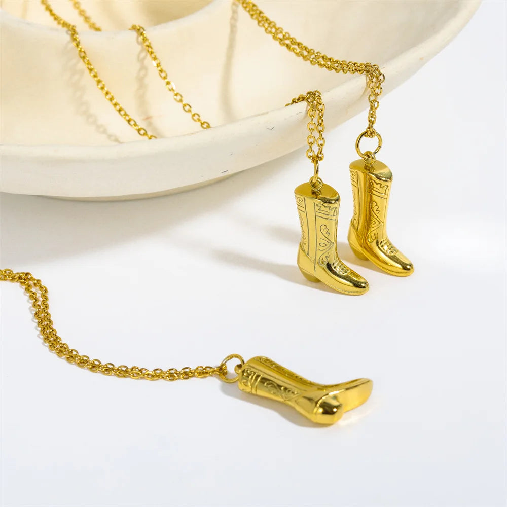 Boot Necklace