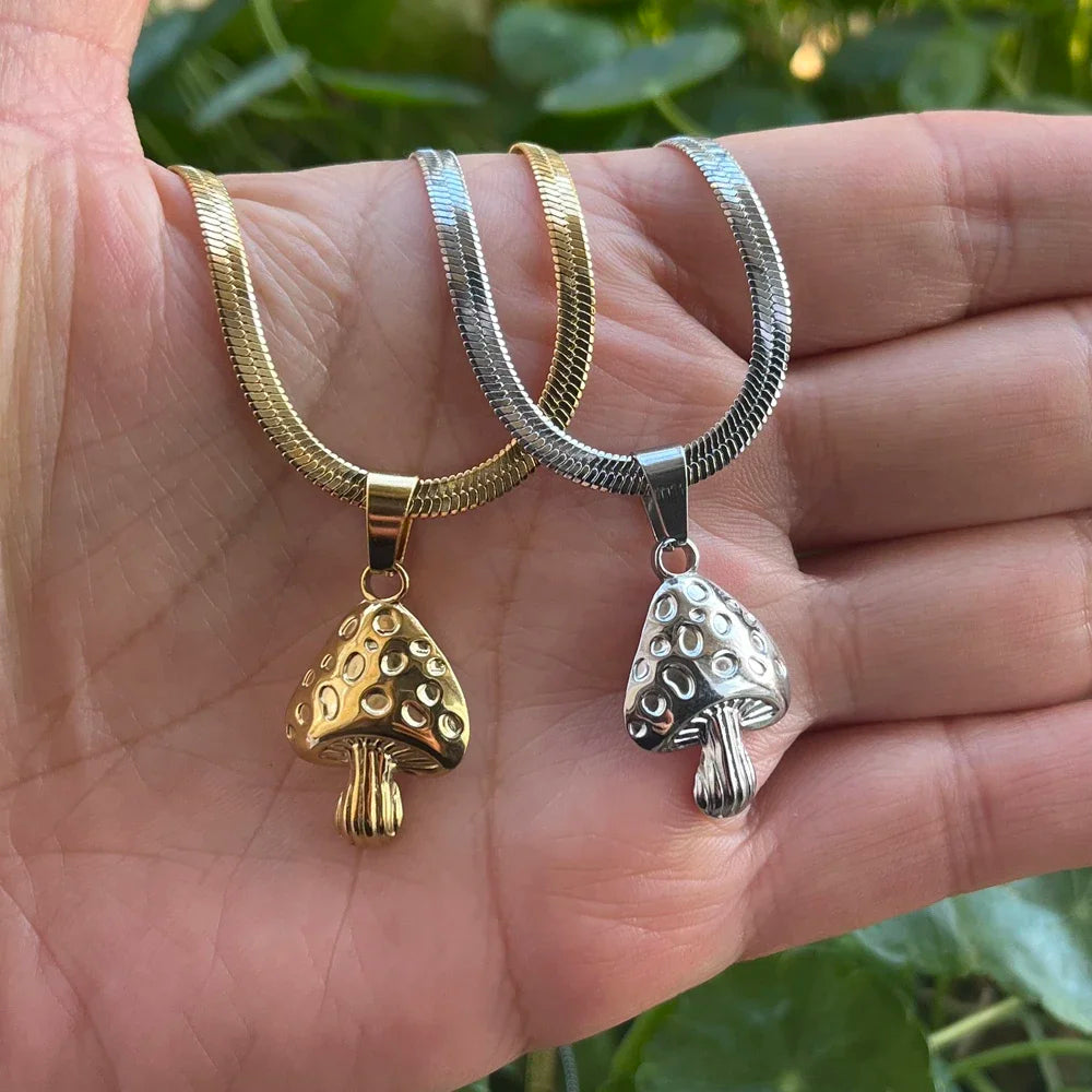 Mushroom Necklace