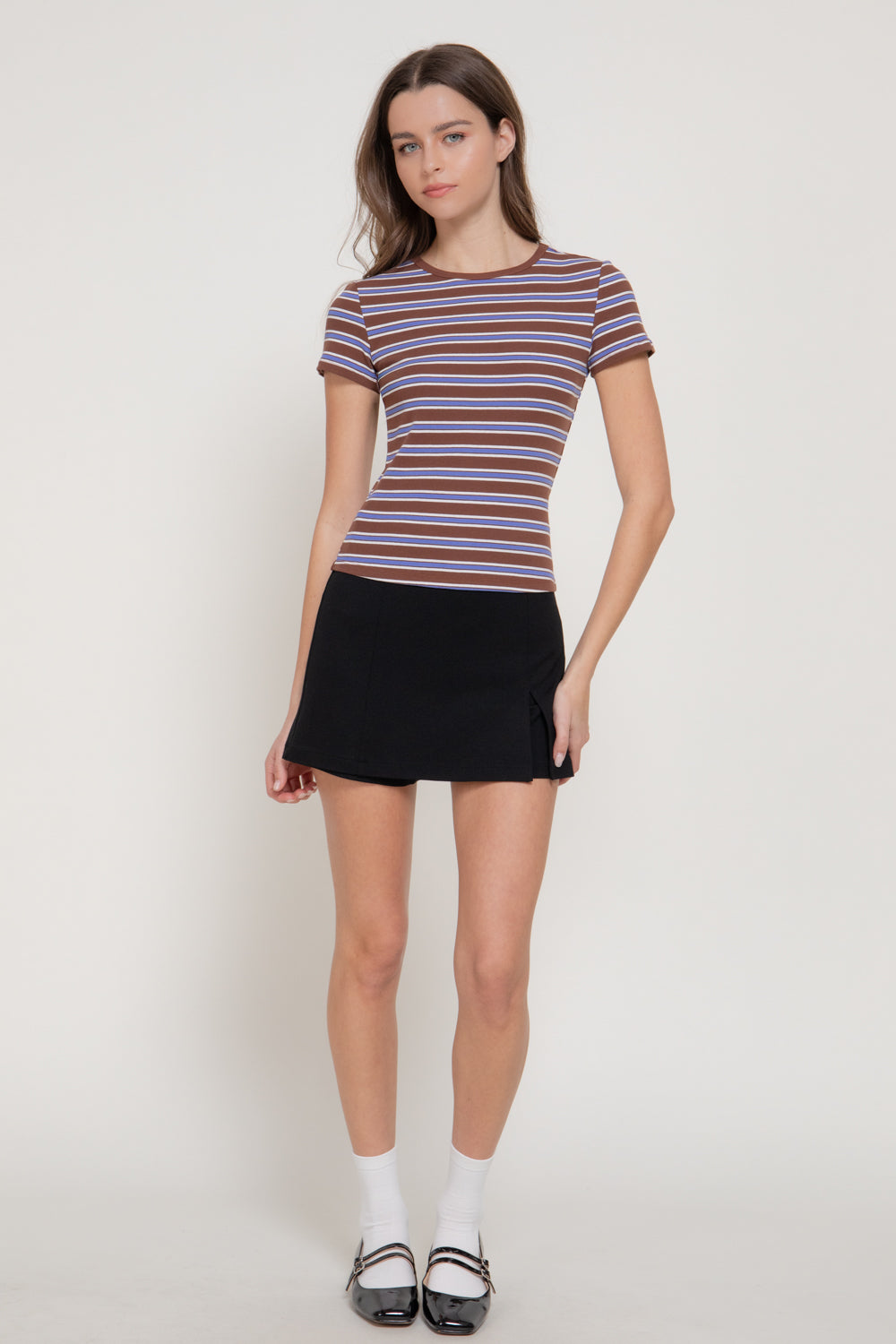Multi-Striped Tee
