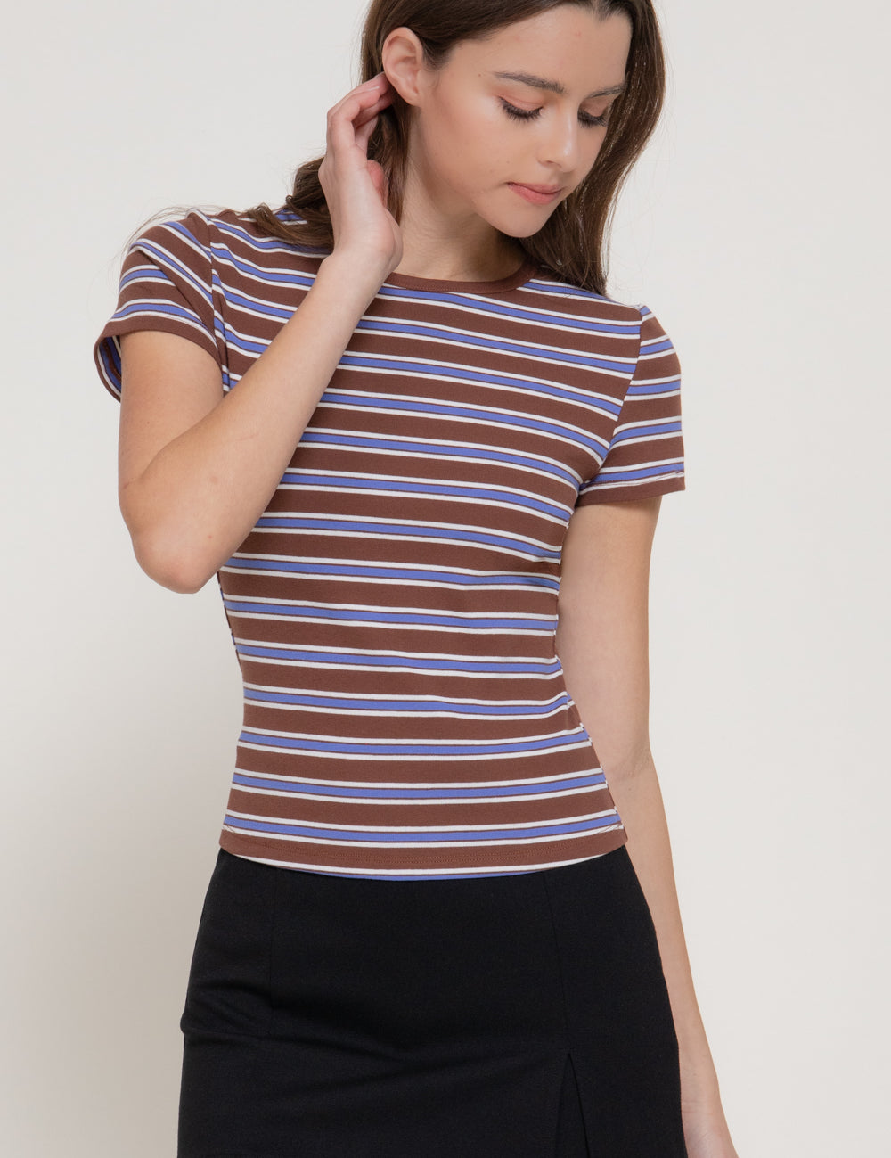 Multi-Striped Tee