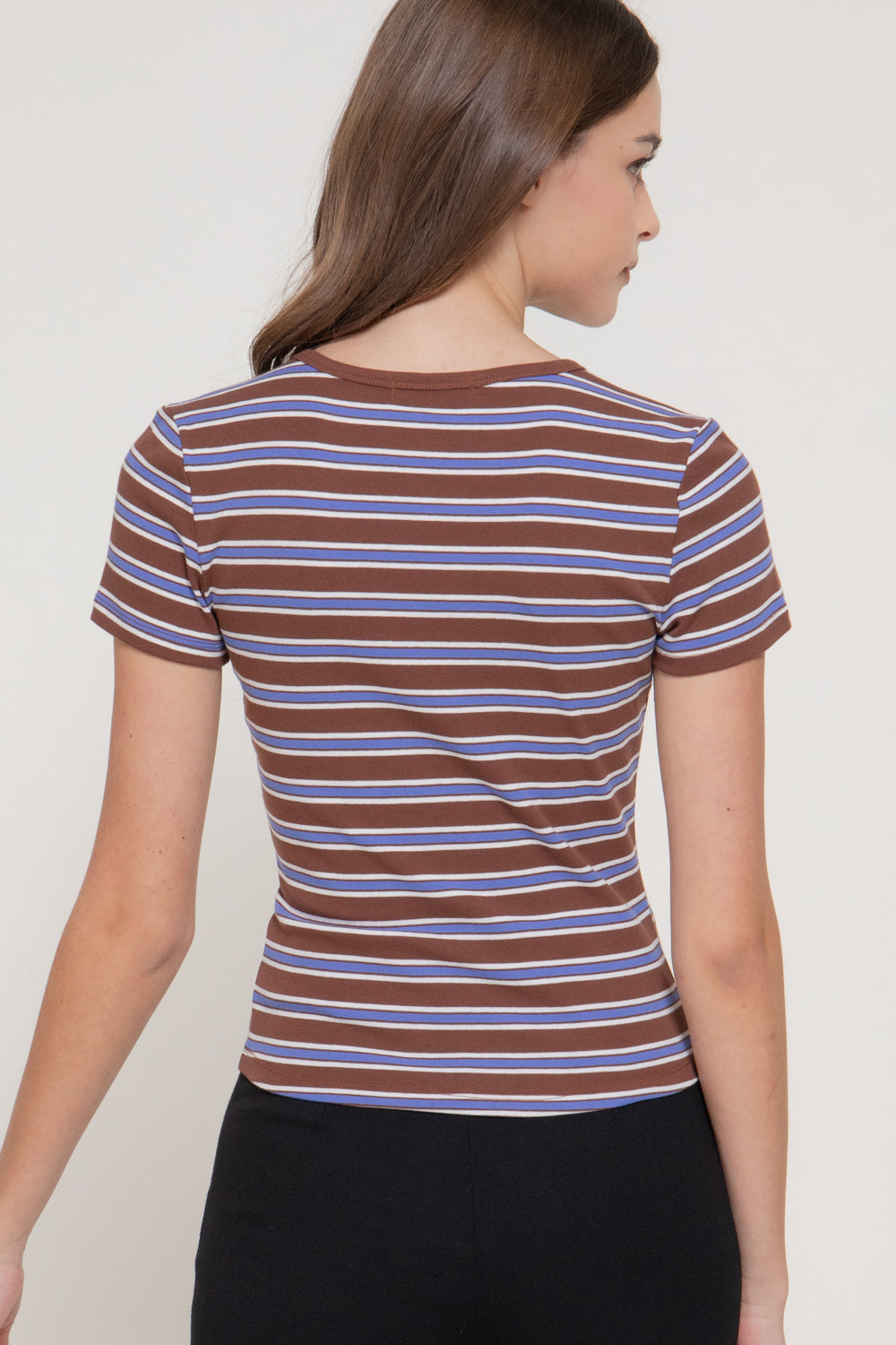 Multi-Striped Tee