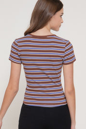 Multi-Striped Tee