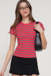 Multi-Striped Tee