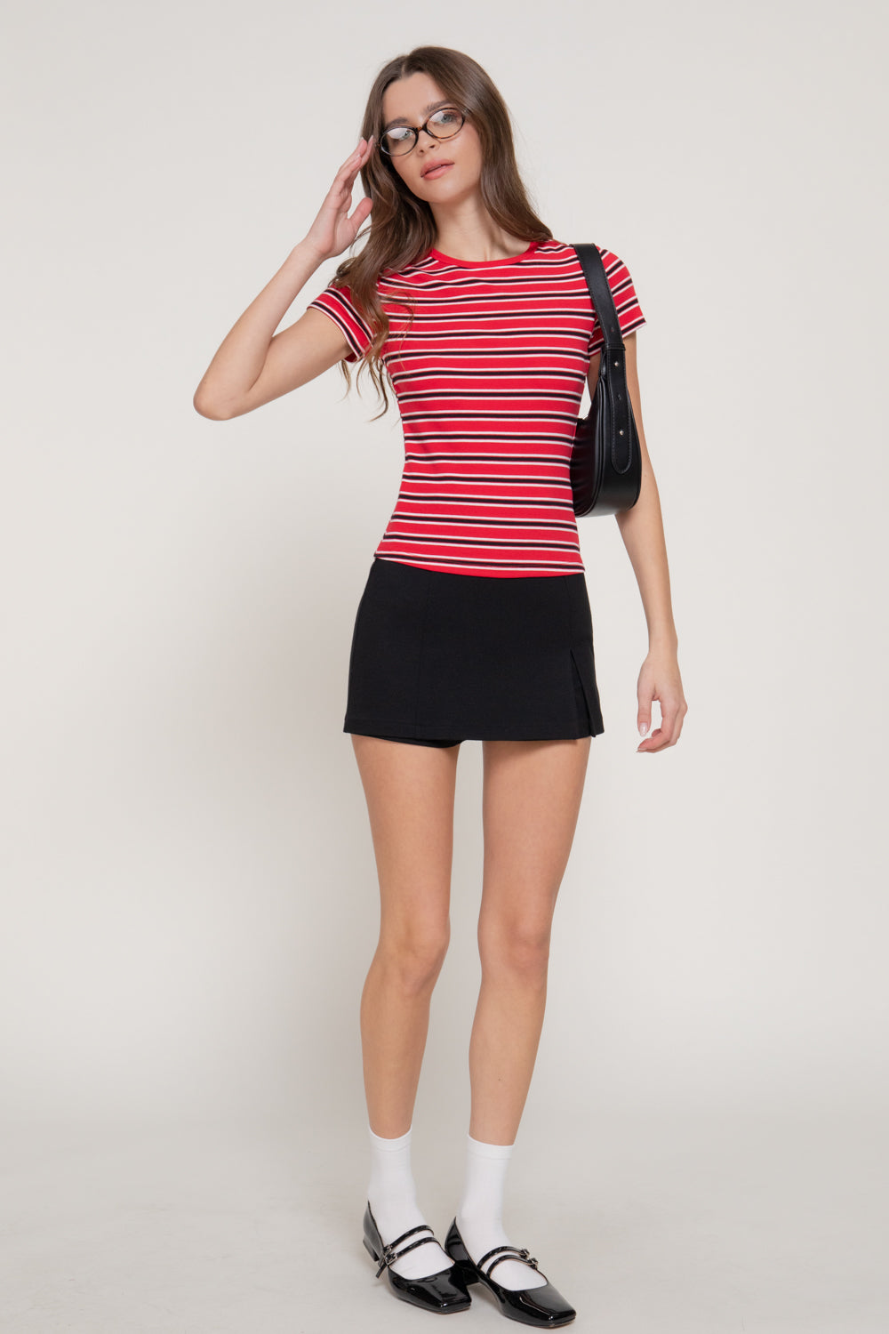 Multi-Striped Tee