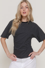 Tapered Striped Tee