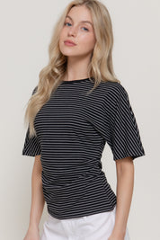 Tapered Striped Tee