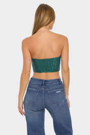 Sequin Corset Top