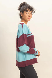 Striped Sweater Polo