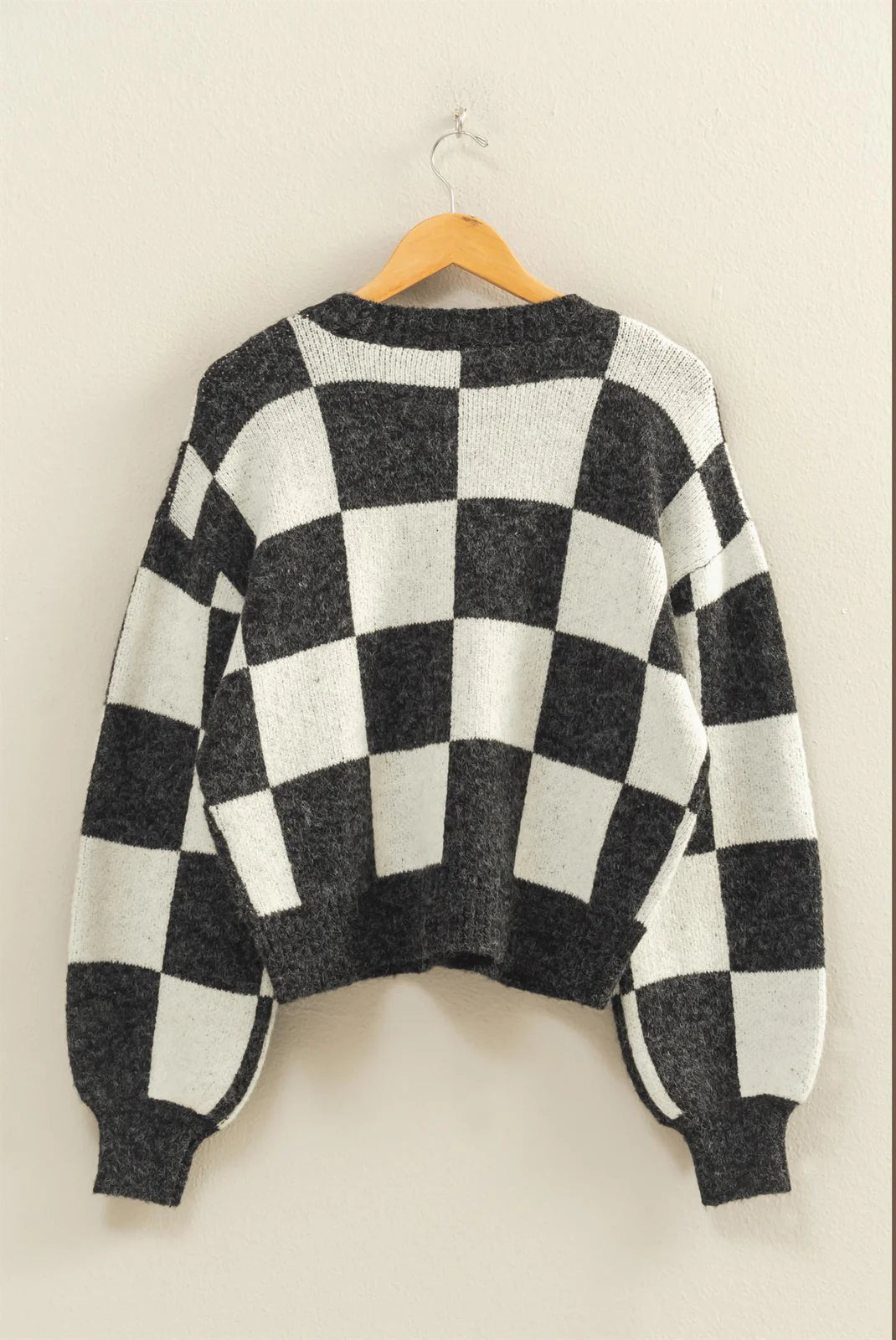 Black & Cream Sweater