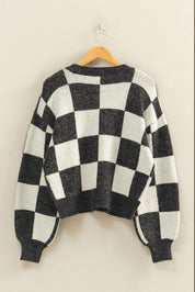 Black & Cream Sweater