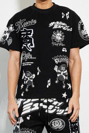 All Over Graphic T-Shirt