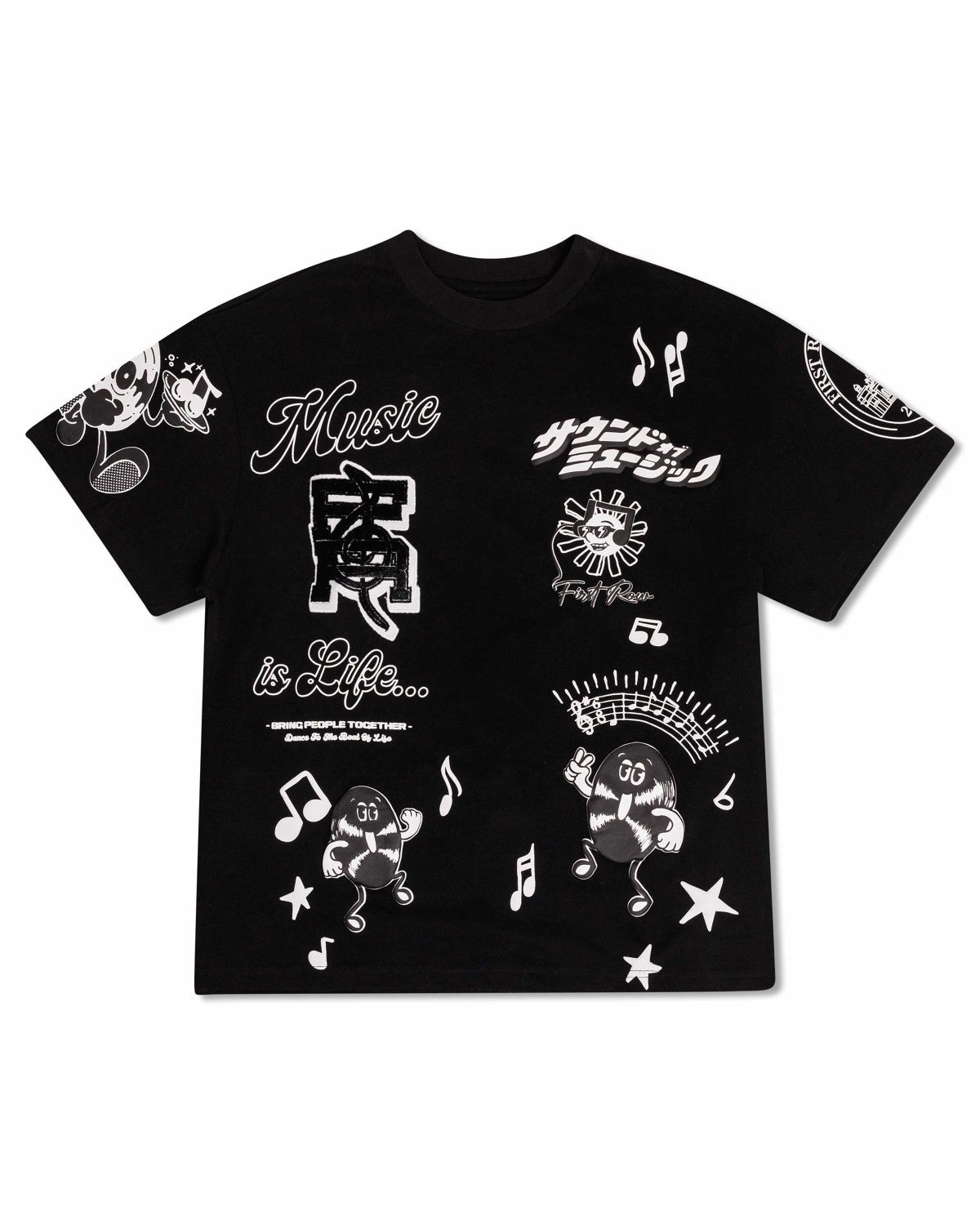 All Over Graphic T-Shirt