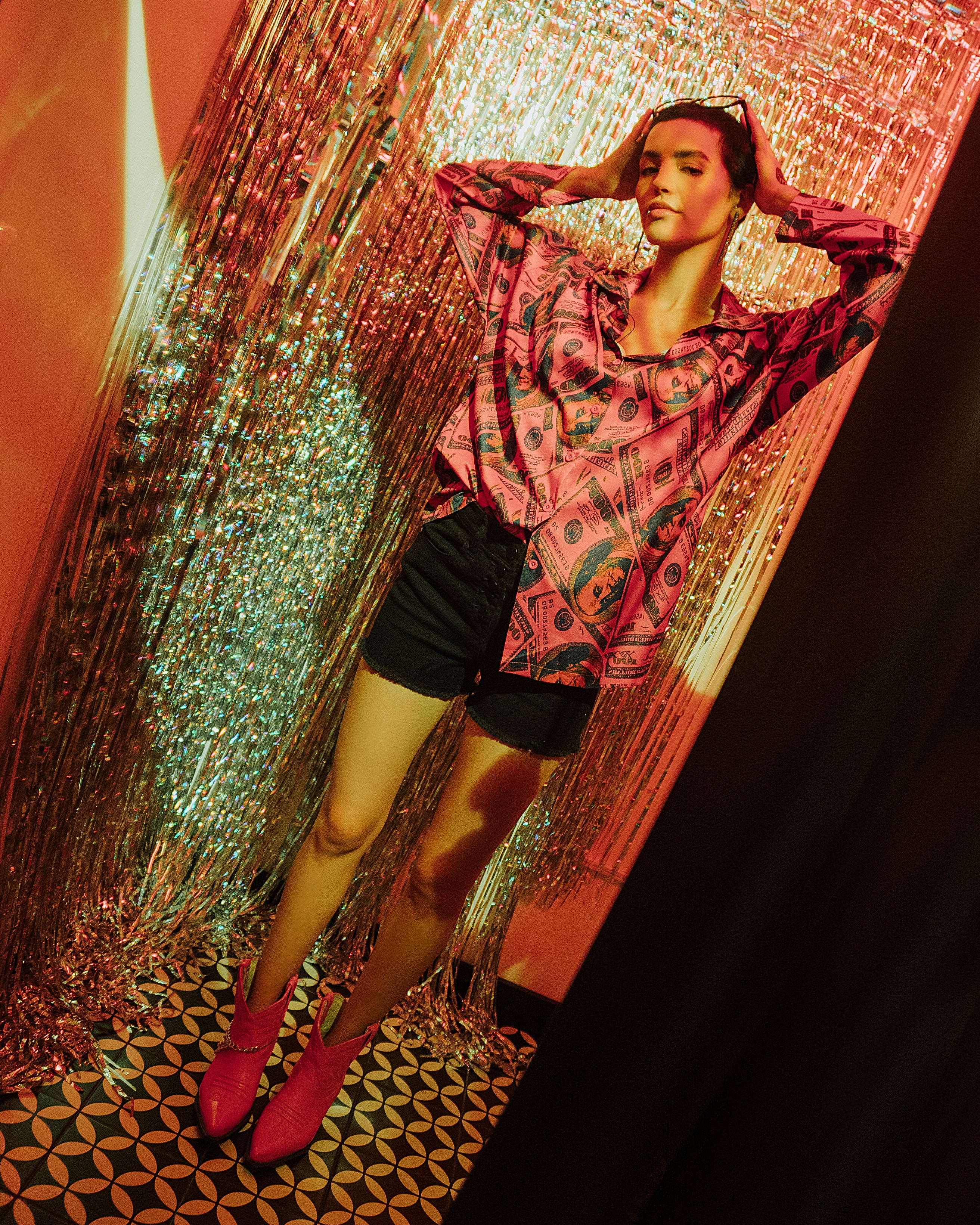 - Western Hot Pink Pointed Toe