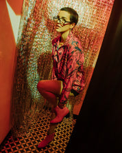 - Western Hot Pink Pointed Toe