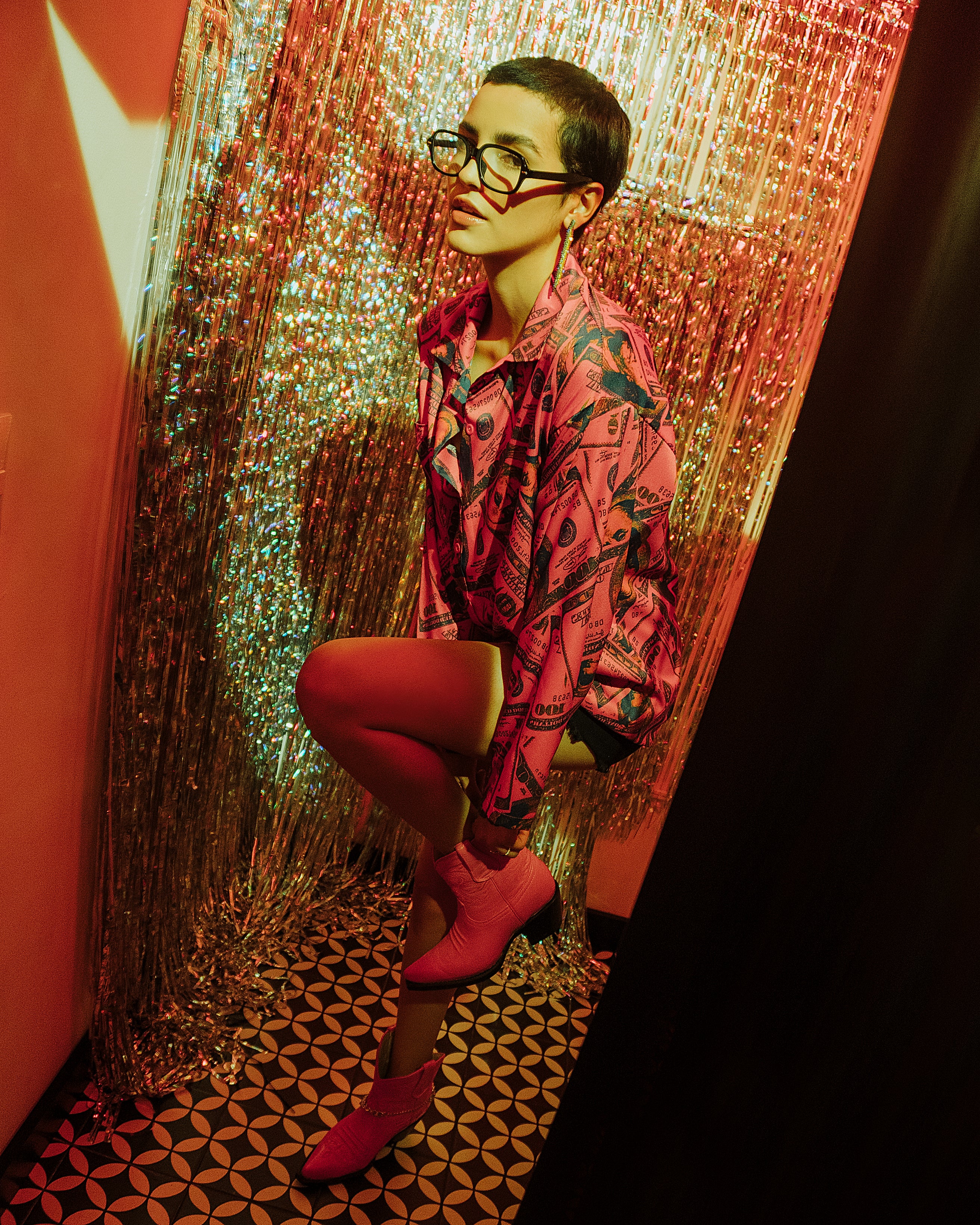 - Western Hot Pink Pointed Toe