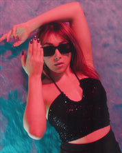 Sequin Halter
