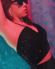 Sequin Halter