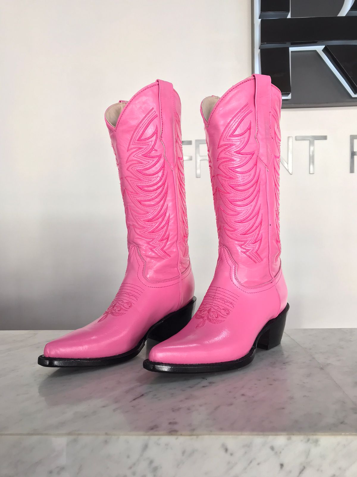 Cowgirl Hot Pink Pointed Toe